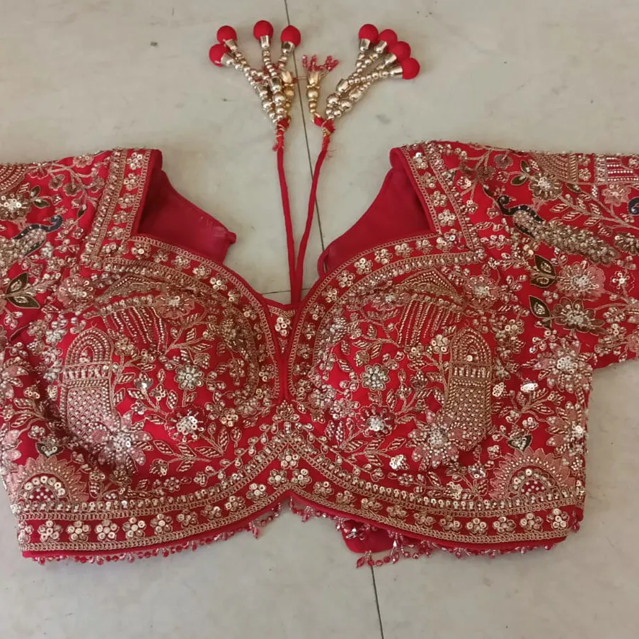 Red bridal lehenga sale — 2