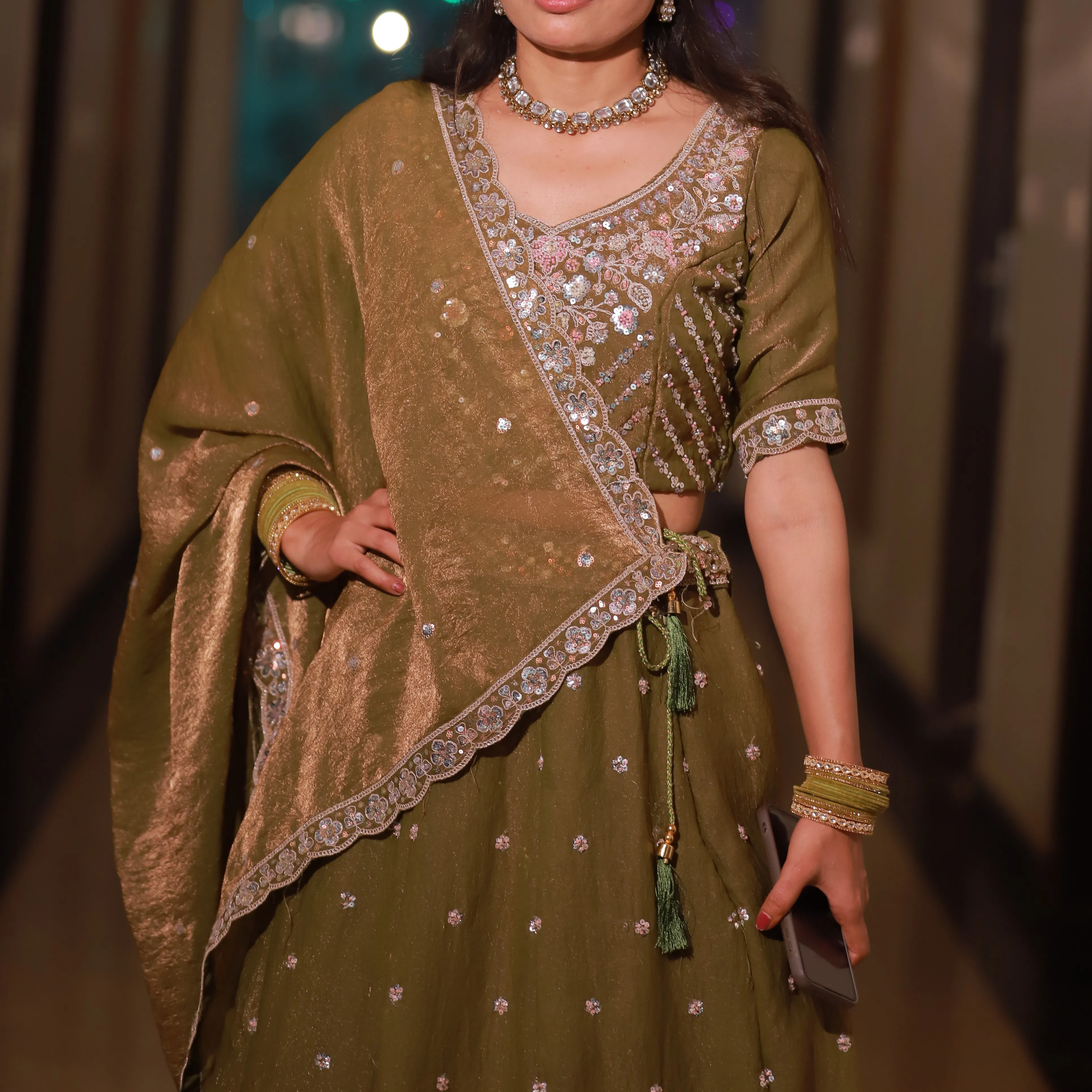 Lahnga choli , partywear — 3