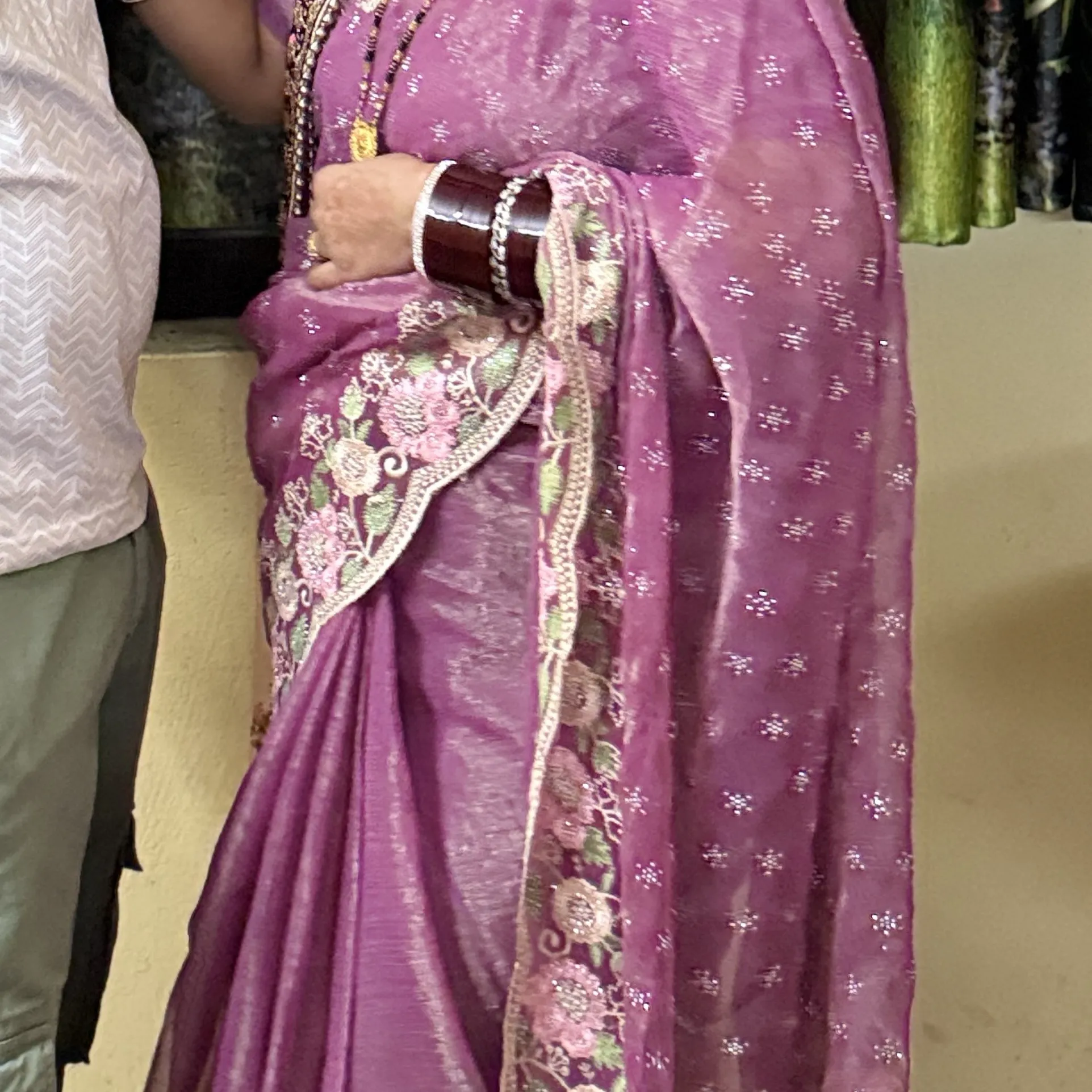 Beautiful border light weight saree — 2