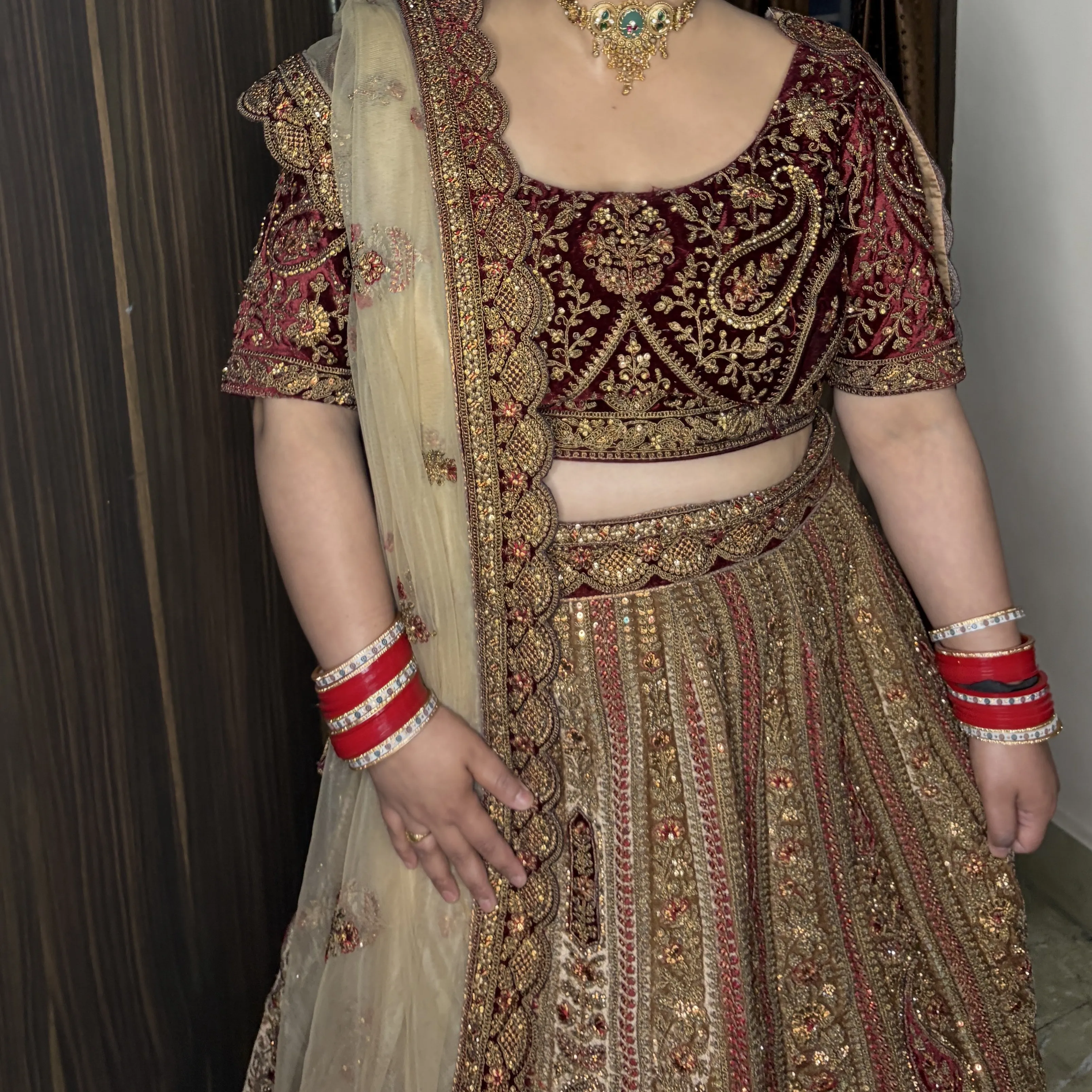 Bridal lehnga on rent
