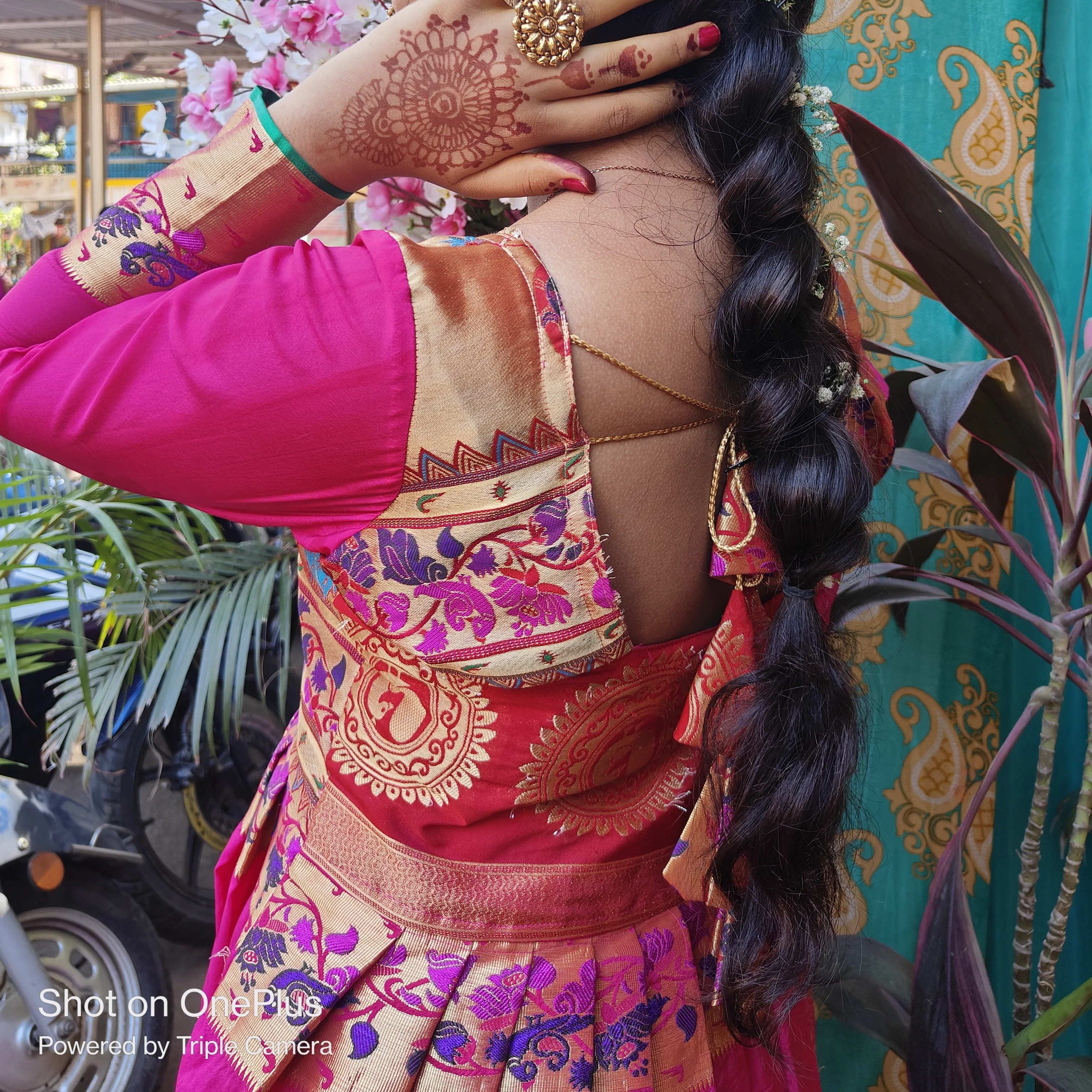 Pink Silk Lehenga Set — 2