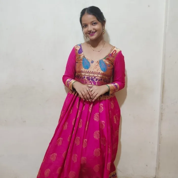 Pink Silk Lehenga Set