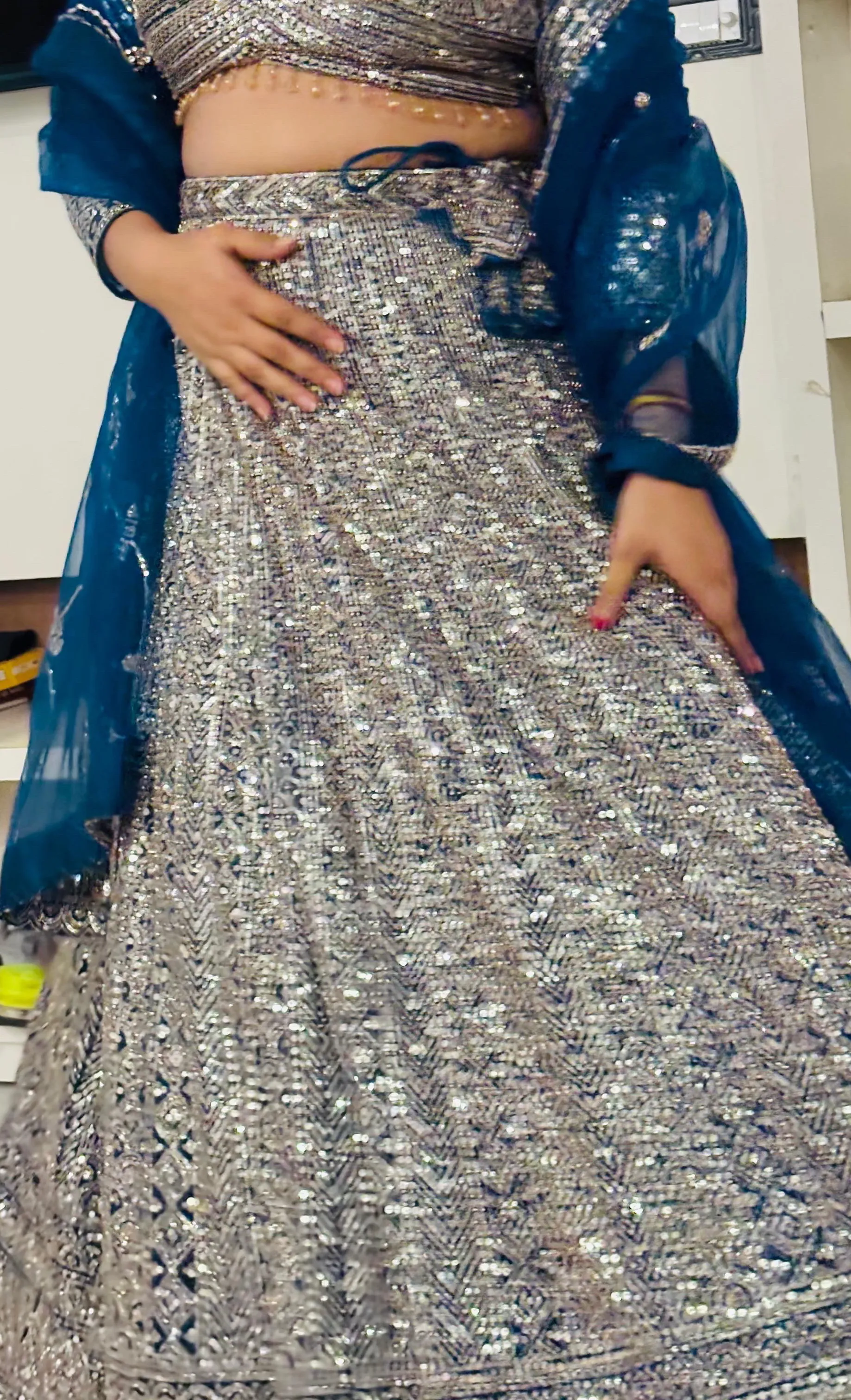 Lehenga blouse dupatta — 2