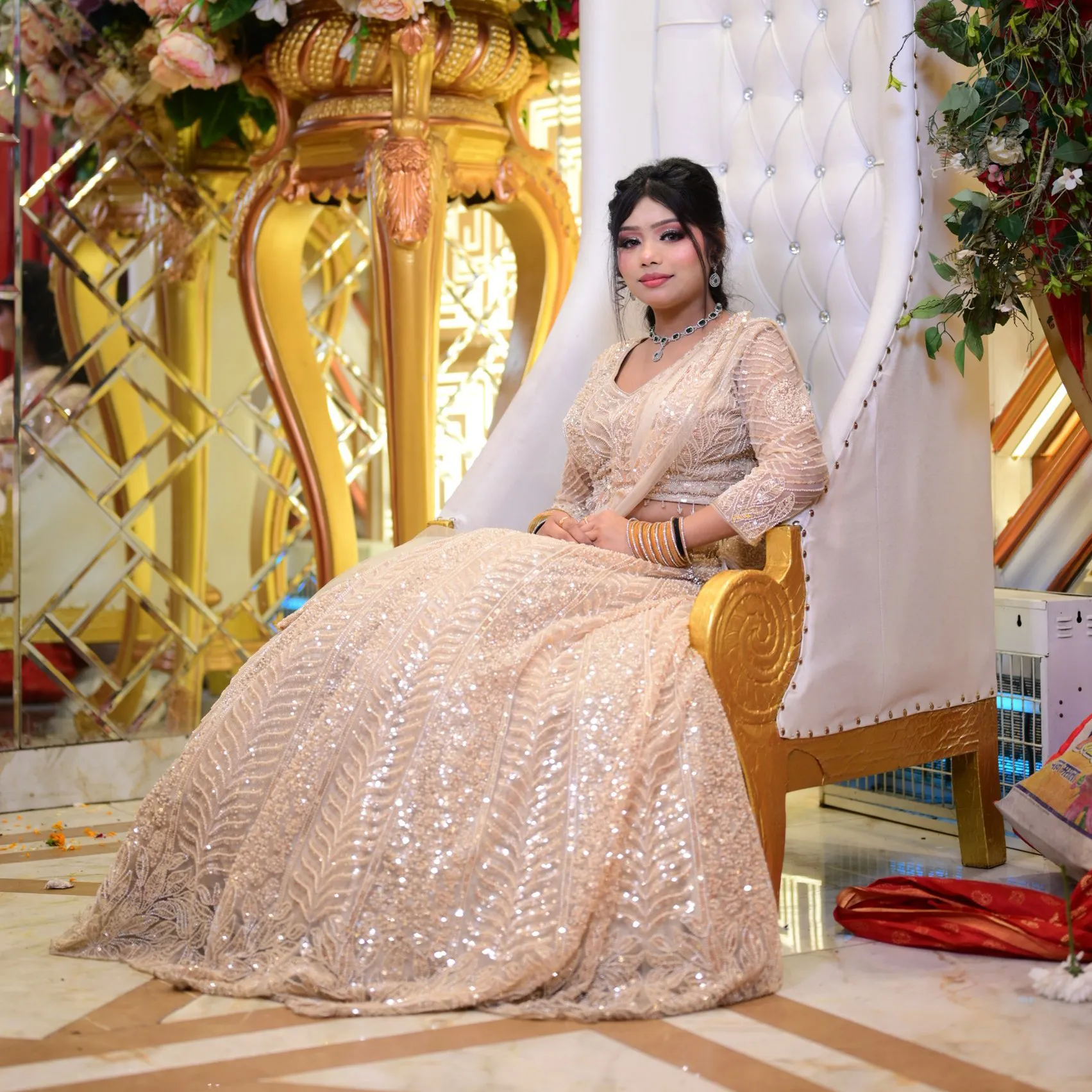 Engagement, wedding wear lehanga for sister and bestie