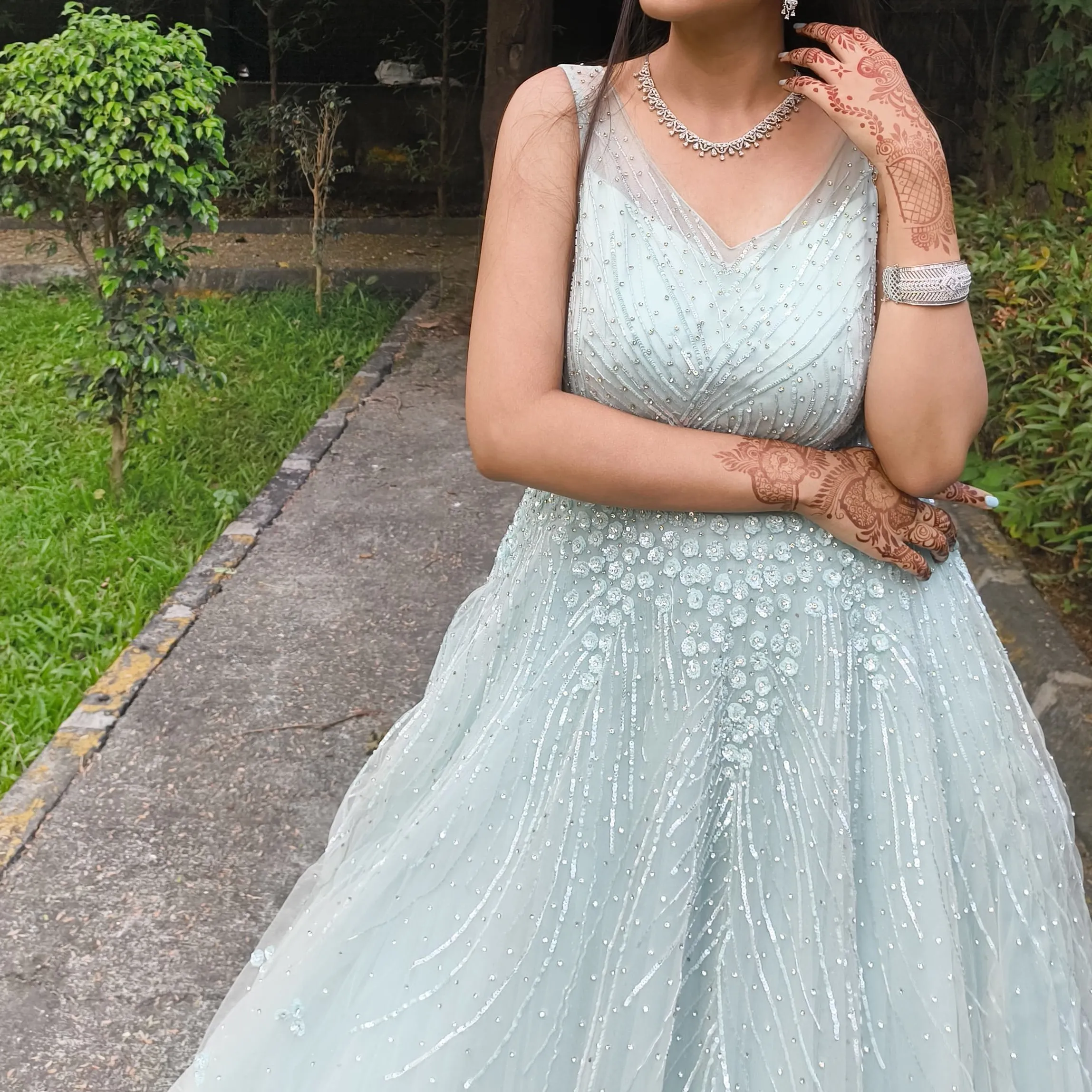 Fairytale light blue gown — 2