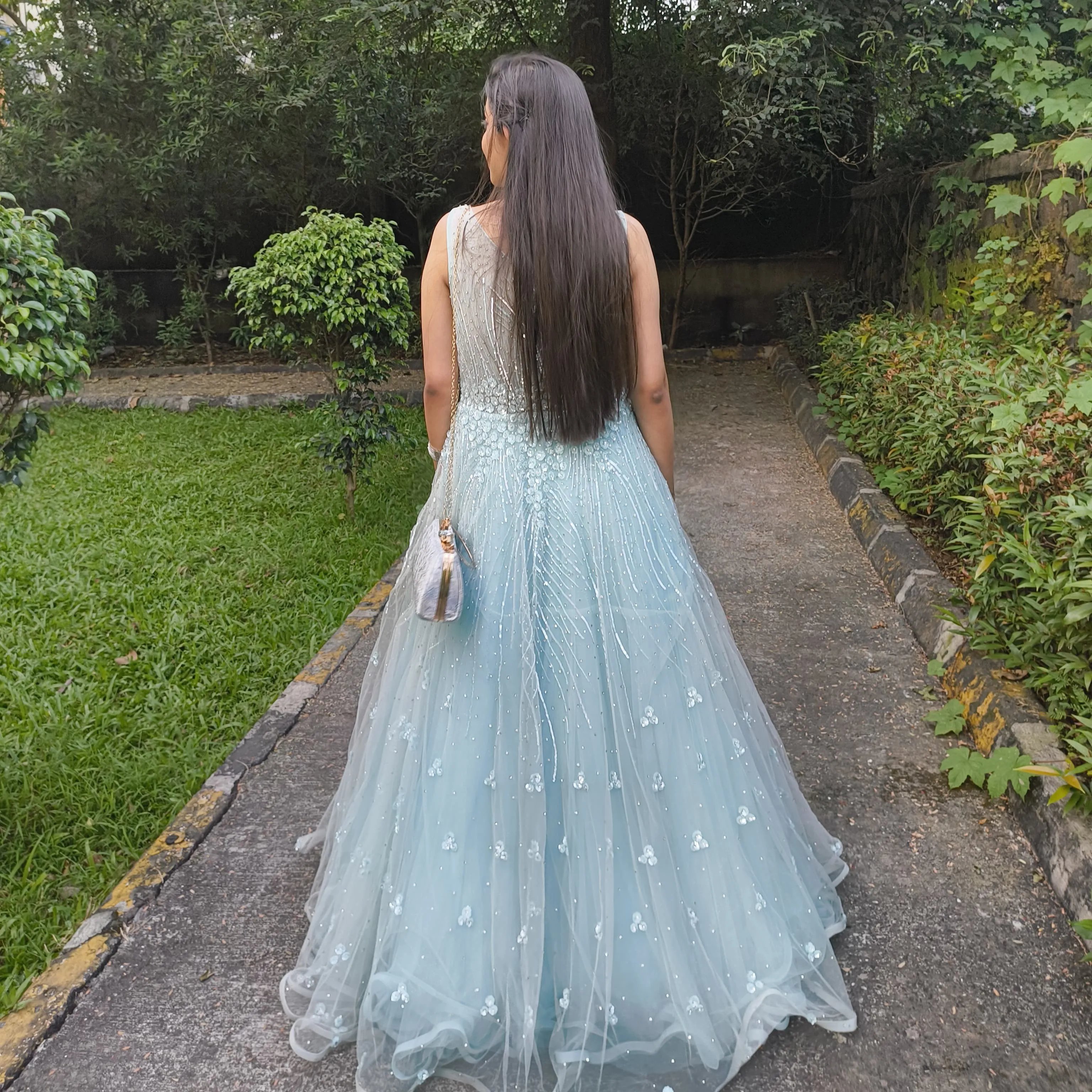 Fairytale light blue gown — 3