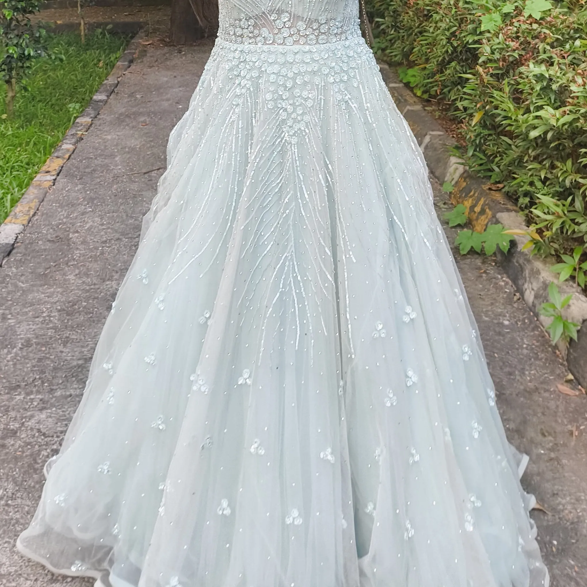 Fairytale light blue gown — 4