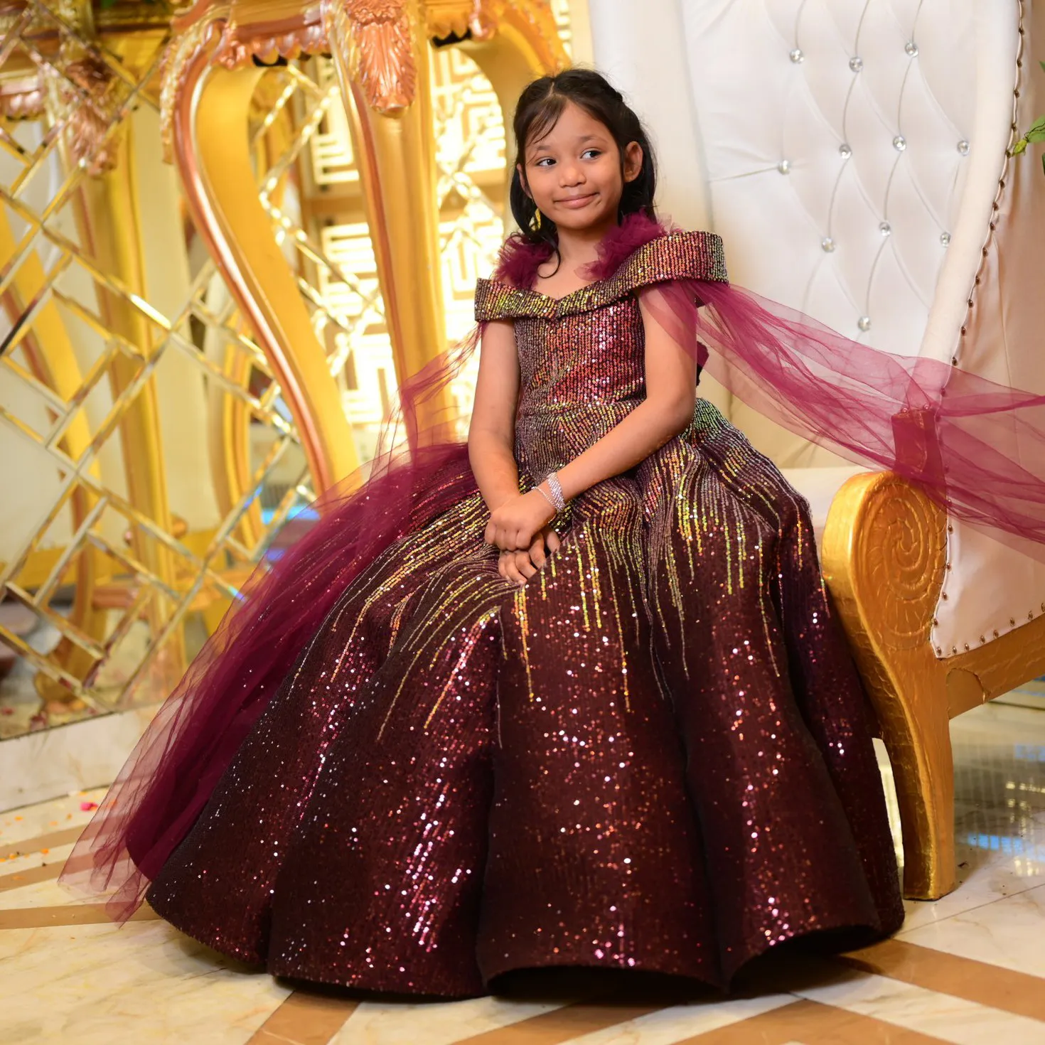 Doll like beauty in every twirl