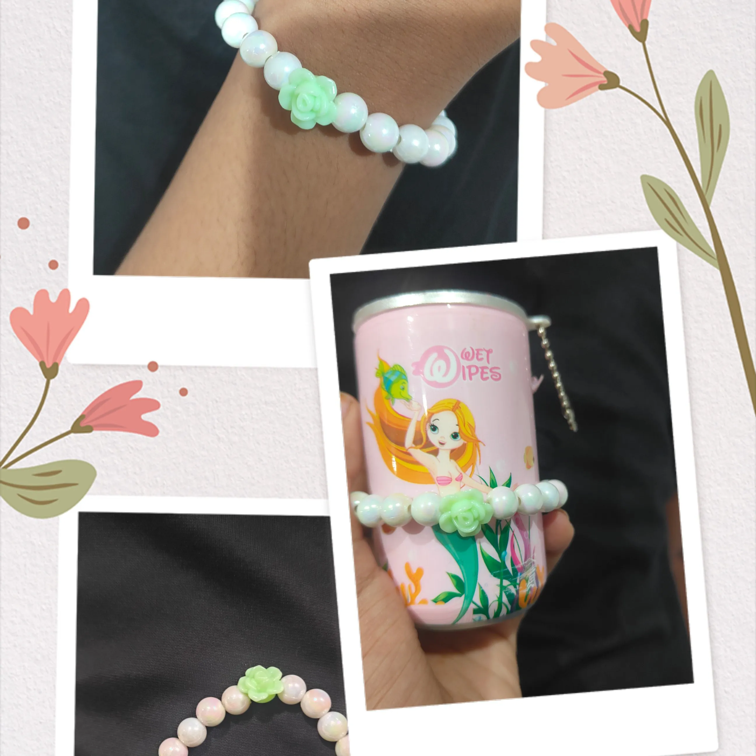Girls wearing bracelet