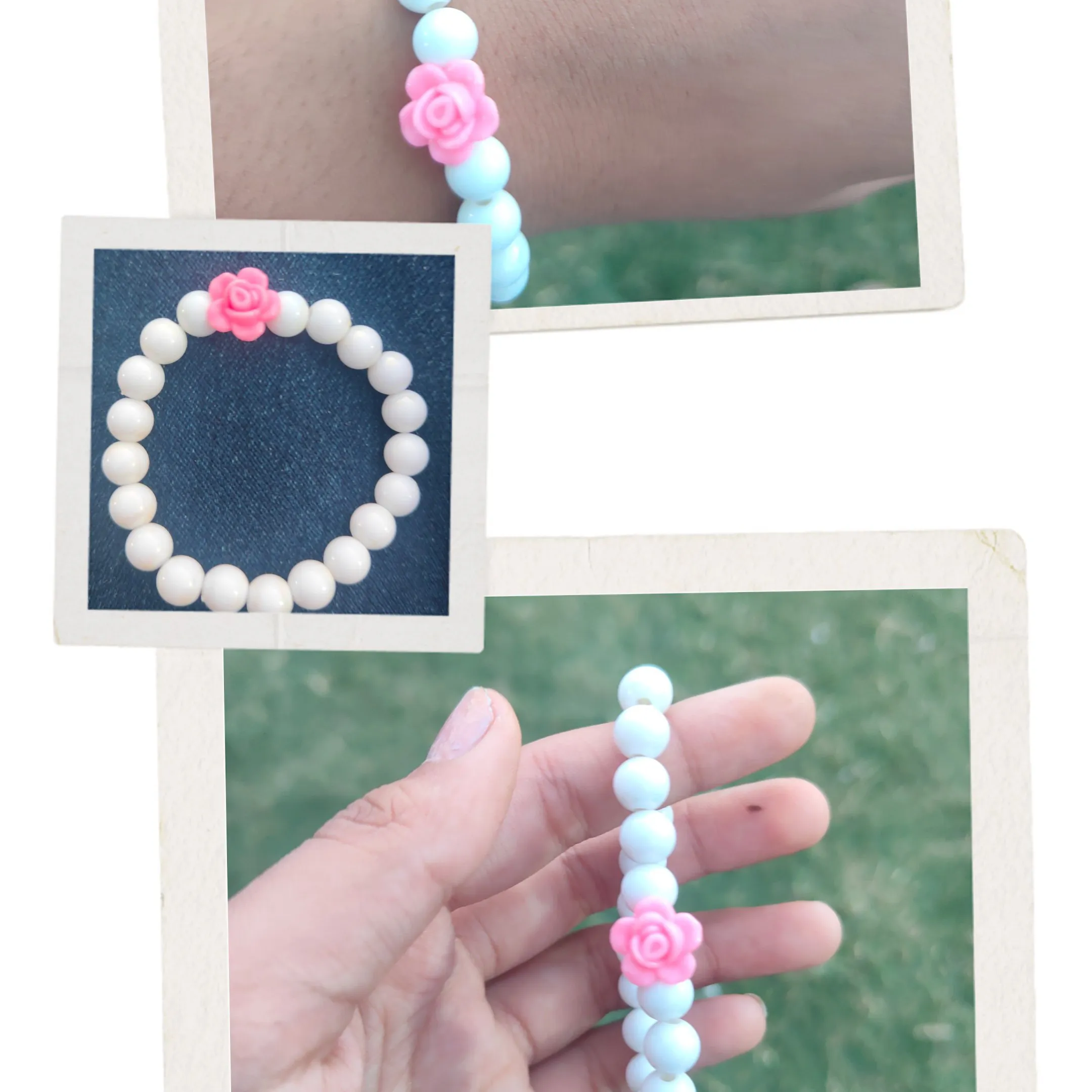 Girls wear bracelet
