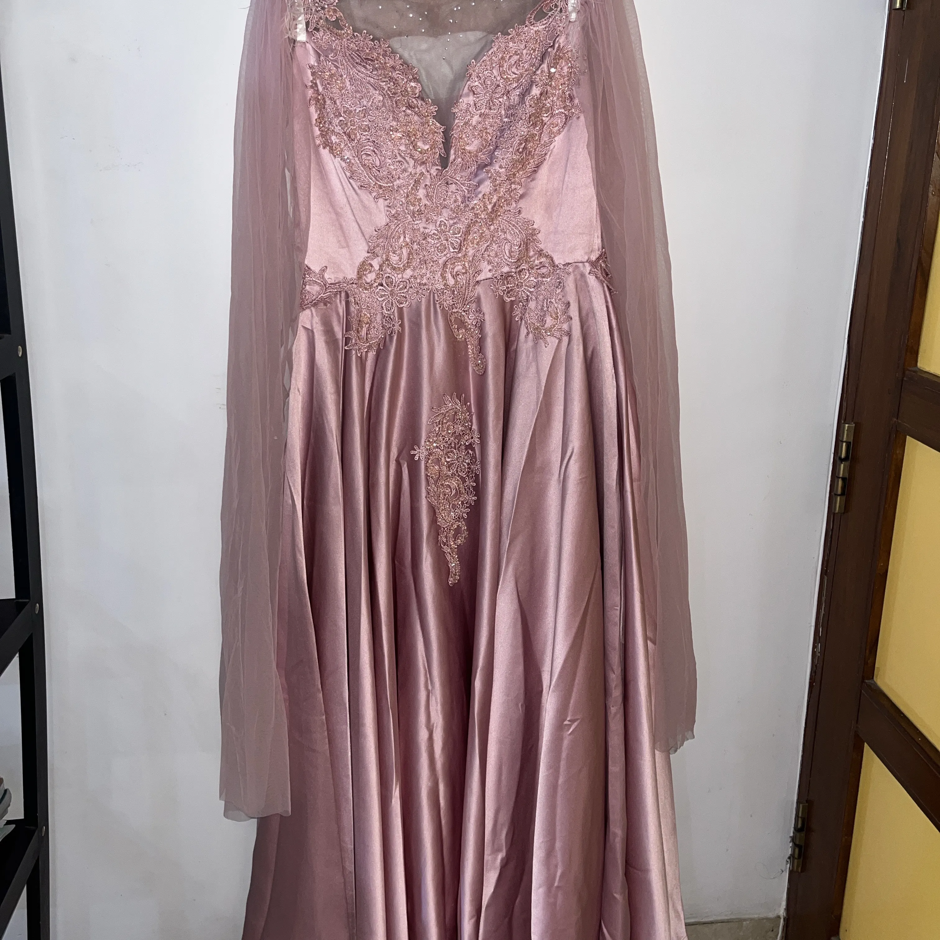 Beautiful satin gown — 4