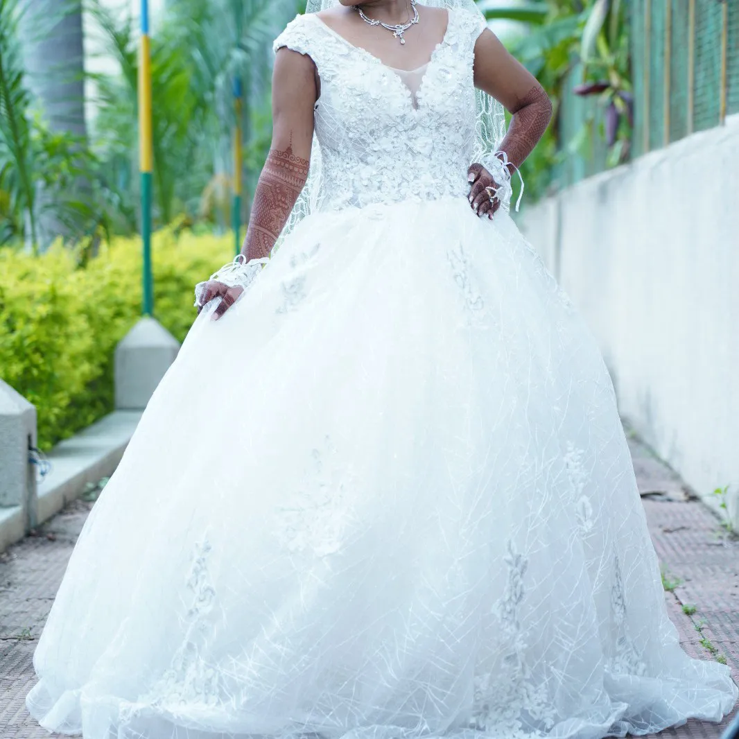 Dark Ivory Wedding Gown