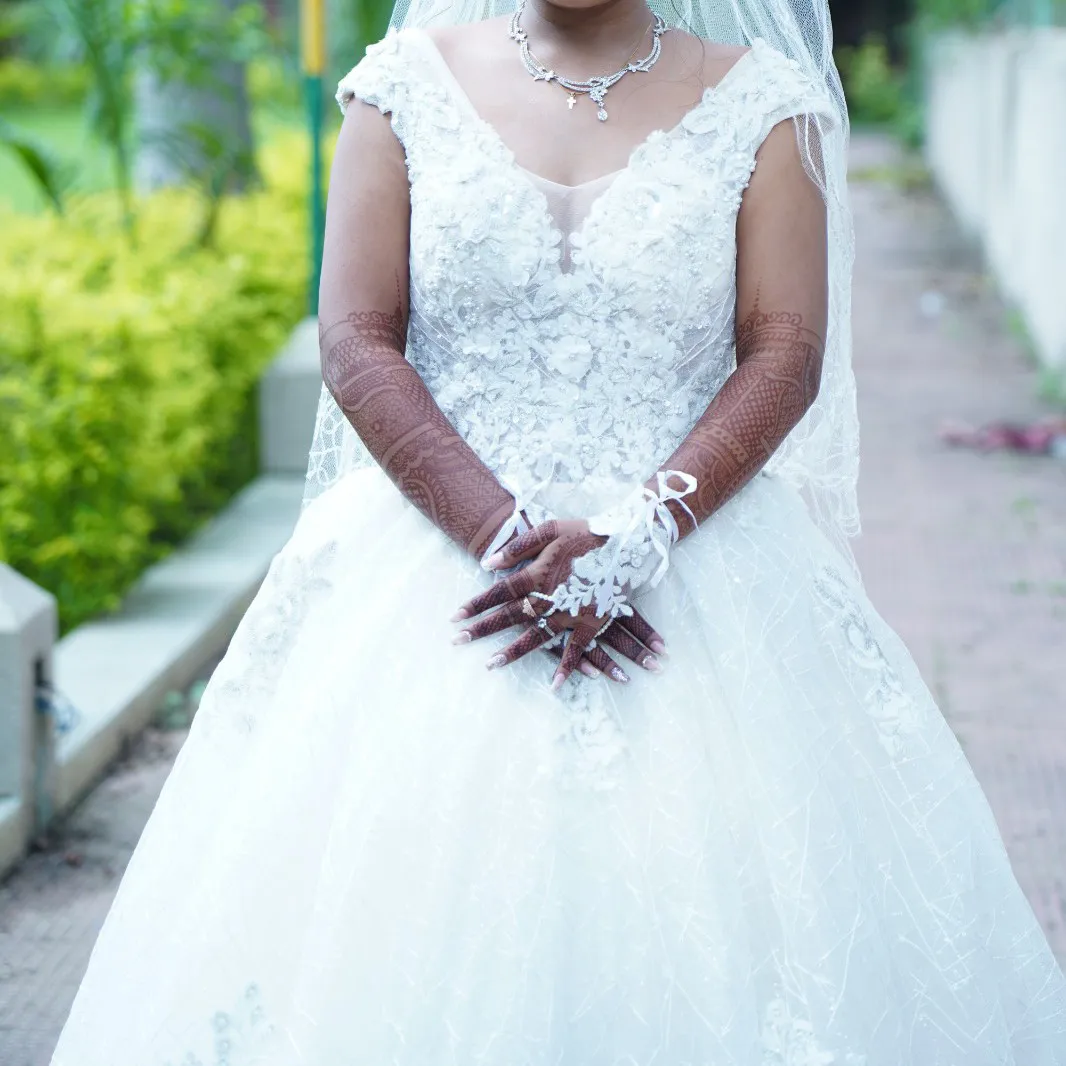 Dark Ivory Wedding Gown — 2