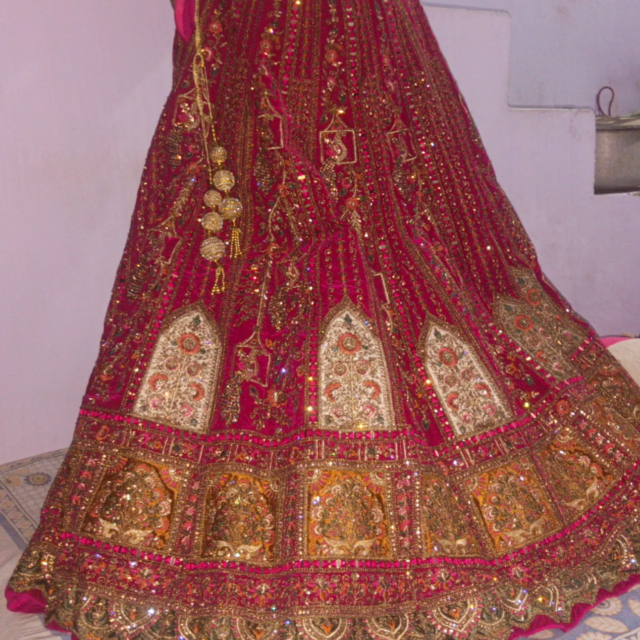 Stitched Bridal lehenga