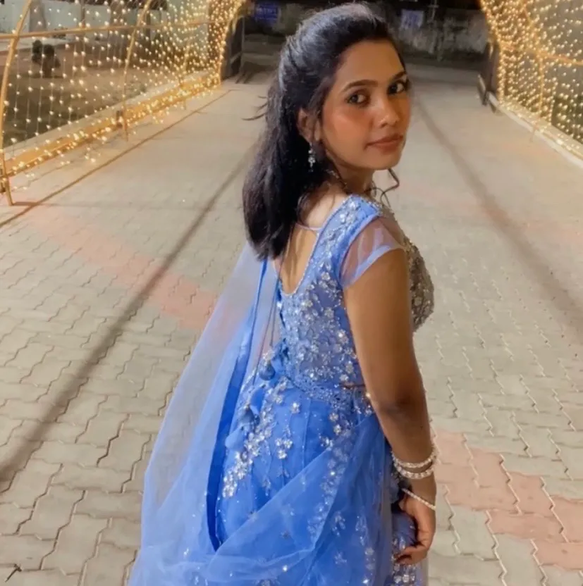 Bhuvi Royal Blue Lehenga — 2