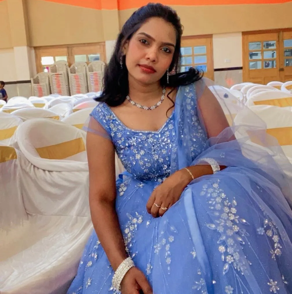 Bhuvi Royal Blue Lehenga — 3