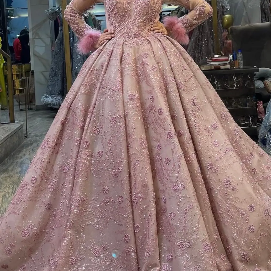 Turkish tail ball gown — 3
